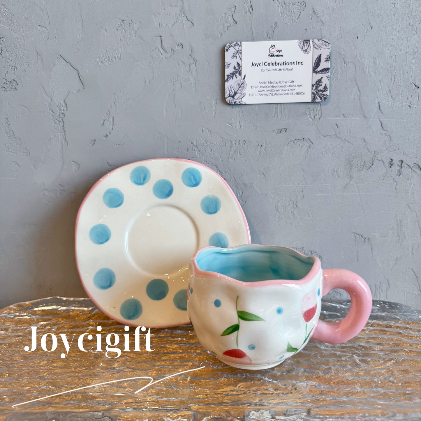 Pastel Blossom Ceramic Set