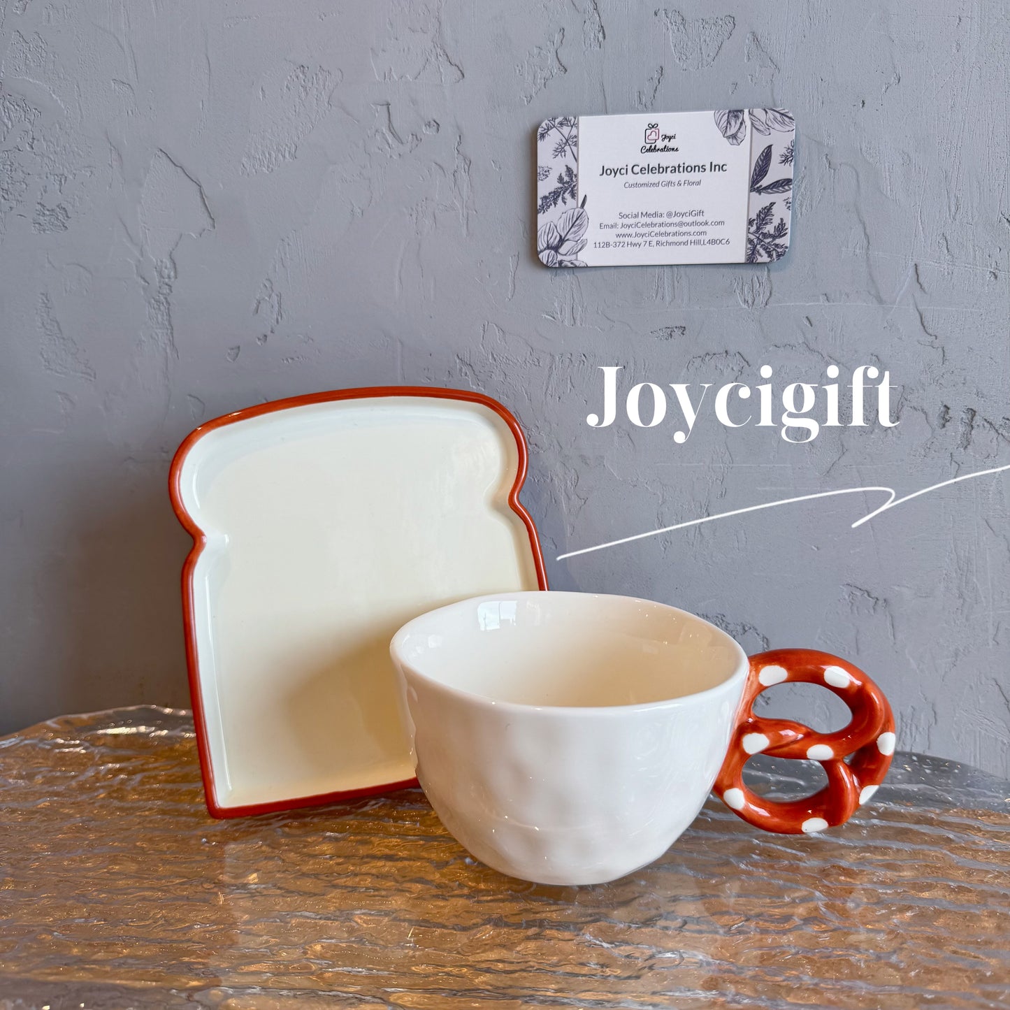 Pretzel Bread Ceramic Set